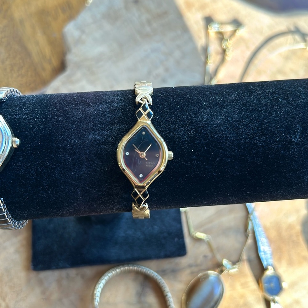 Titan Raga Gold black Watch